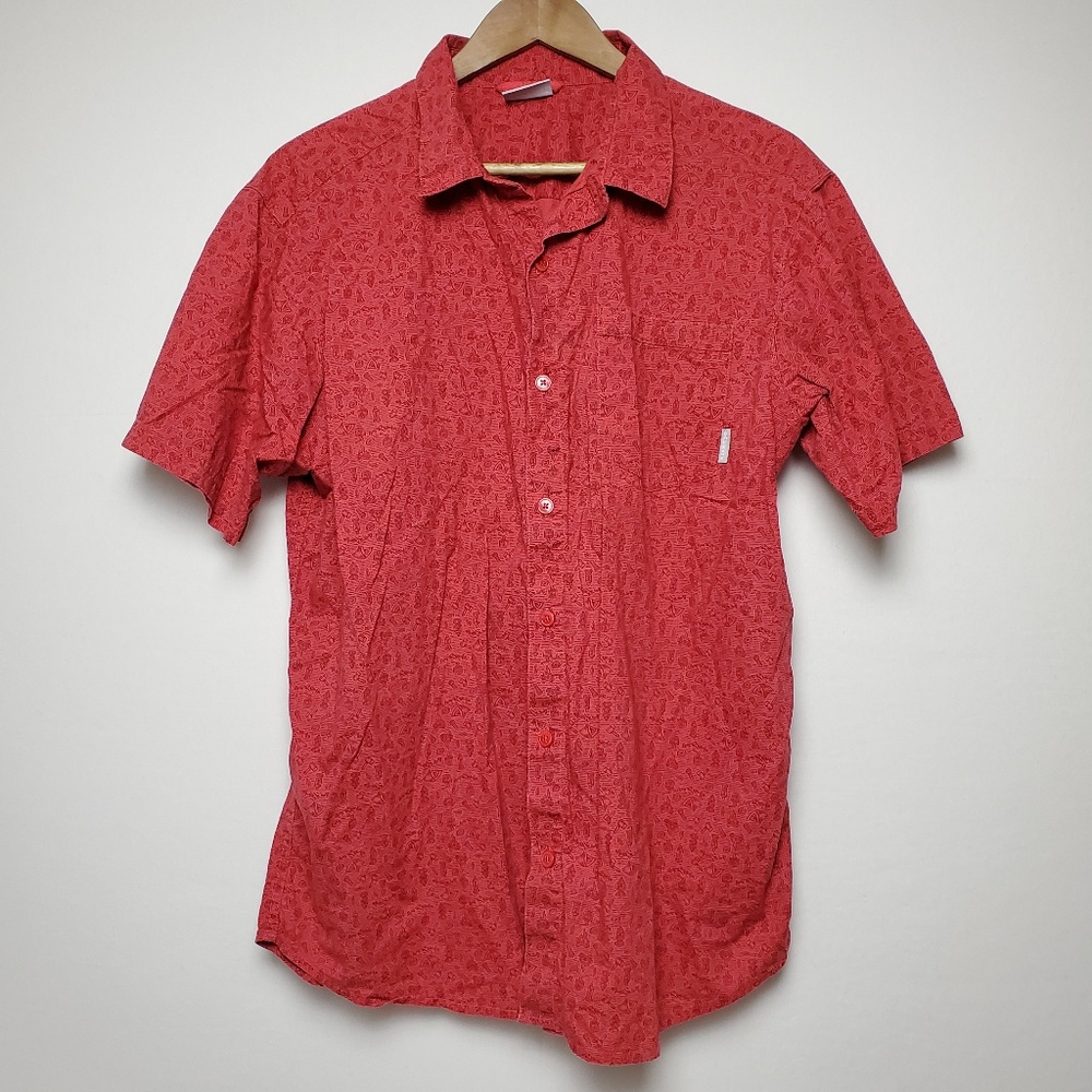 COLUMBIA MEN'S BUTTON UP SIZE LARGE